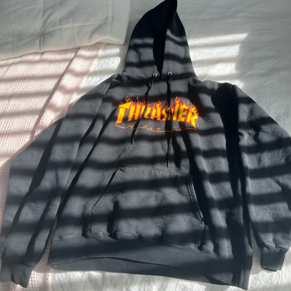 Thrasher hoodie with flame logo